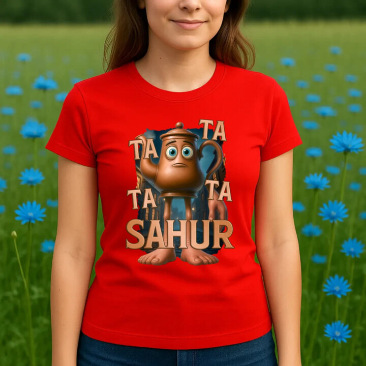 Ta Ta Ta Ta Sahur - Italian Brainrot - chodící kotlík  - dámské tričko s potiskem