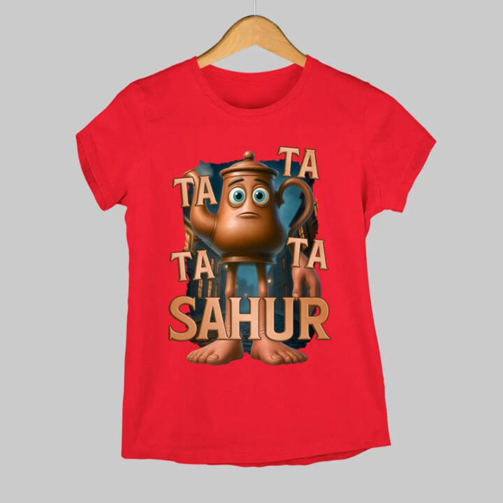 Ta Ta Ta Ta Sahur - Italian Brainrot - chodící kotlík  - dámské tričko s potiskem