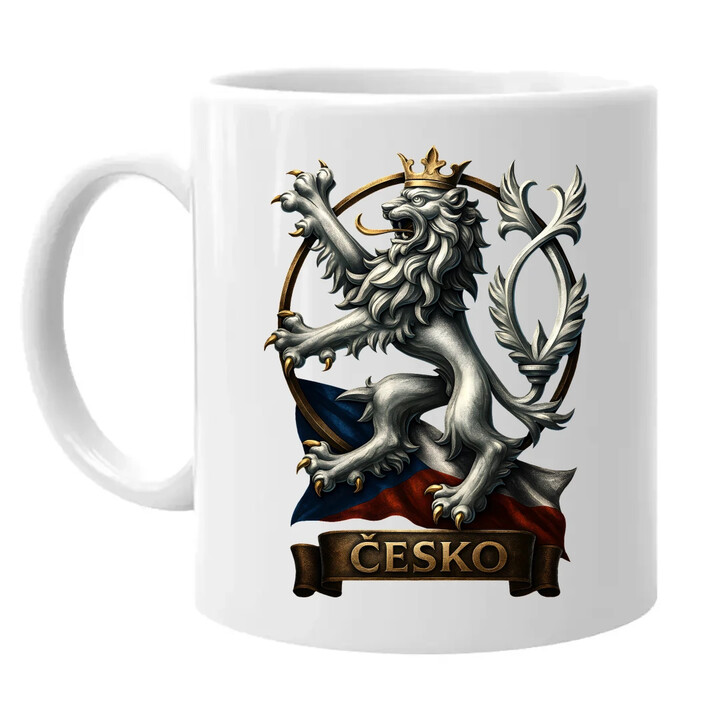 Česko - Český Lev - hrnek s potiskem