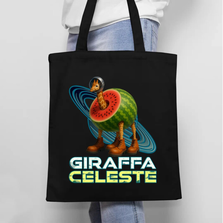Giraffa celeste - Italian Brainrot - žirafa v melounu - taška s potiskem