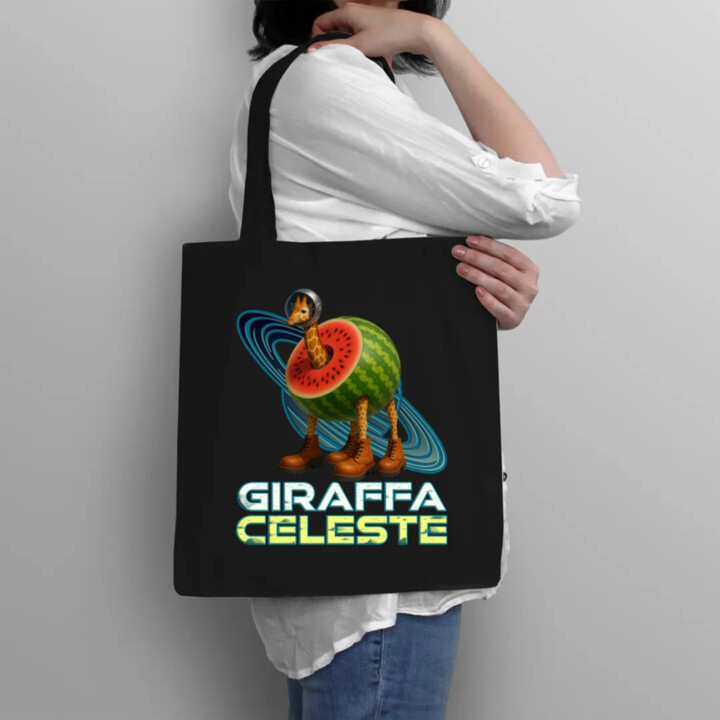 Giraffa celeste - Italian Brainrot - žirafa v melounu - taška s potiskem