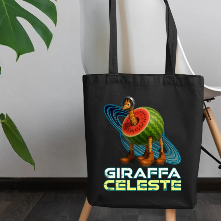 Giraffa celeste - Italian Brainrot - žirafa v melounu - taška s potiskem