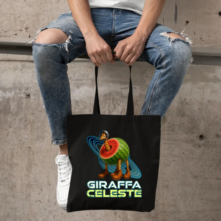 Giraffa celeste - Italian Brainrot - žirafa v melounu - taška s potiskem