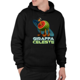 Giraffa celeste - Italian Brainrot - žirafa v melounu - pánská mikina s potiskem