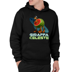 Giraffa celeste - Italian Brainrot - žirafa v melounu - pánská mikina s potiskem