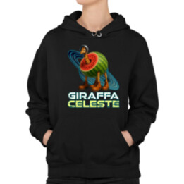 Giraffa celeste - Italian Brainrot - žirafa v melounu - dámská mikina s potiskem