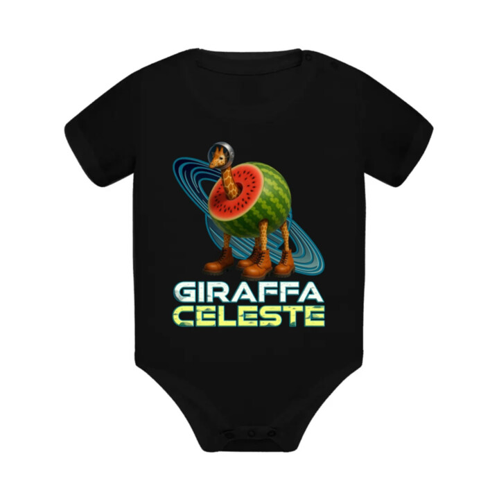 Giraffa celeste - Italian Brainrot - žirafa v melounu - dětské body s potiskem