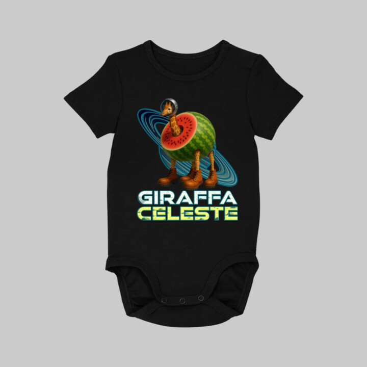 Giraffa celeste - Italian Brainrot - žirafa v melounu - dětské body s potiskem