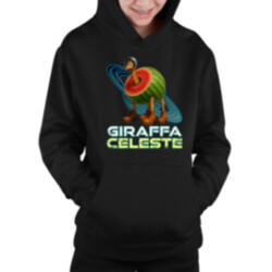Giraffa celeste - Italian Brainrot - žirafa v melounu - dětská mikina s kapucí