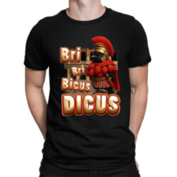 Bri Bri Bicus Dicus - pták s malinovým náhrdelníkem - Italian Brainrot  - pánské tričko s potiskem