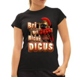Bri Bri Bicus Dicus - pták s malinovým náhrdelníkem - Italian Brainrot   - dámské tričko s potiskem