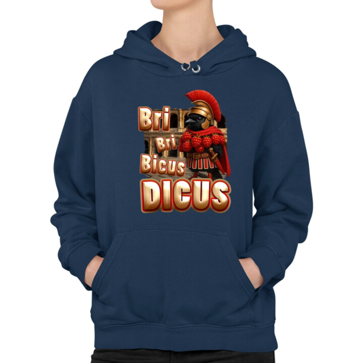 Bri Bri Bicus Dicus - pták s malinovým náhrdelníkem - Italian Brainrot  - dámská mikina s potiskem
