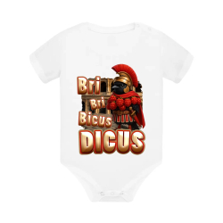Bri Bri Bicus Dicus - pták s malinovým náhrdelníkem - Italian Brainrot - dětské body s potiskem