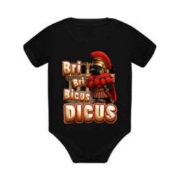 Bri Bri Bicus Dicus - pták s malinovým náhrdelníkem - Italian Brainrot  - dětské body s potiskem