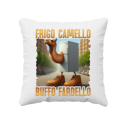 Frigo Camello Buffo Fardello - Italian Brainrot - velbloud lednička - polštář s potiskem
