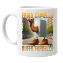 Frigo Camello Buffo Fardello - Italian Brainrot - velbloud lednička - hrnek s potiskem