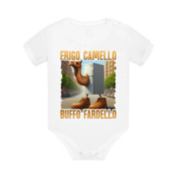 Frigo Camello Buffo Fardello - Italian Brainrot - velbloud lednička - dětské body s potiskem
