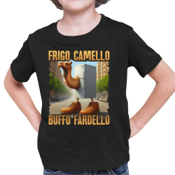 Frigo Camello Buffo Fardello - Italian Brainrot - velbloud lednička - dětské tričko s potiskem