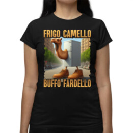 Frigo Camello Buffo Fardello - Italian Brainrot - velbloud lednička  - dámské tričko s potiskem