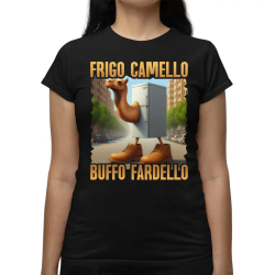 Frigo Camello Buffo Fardello - Italian Brainrot - velbloud lednička - dámské tričko s potiskem