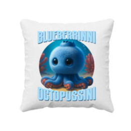 Blueberrinni Octopussini - Italian Brainrot - chobotnice borůvka - polštář s potiskem