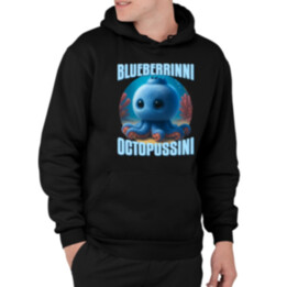 Blueberrinni Octopussini - Italian Brainrot - chobotnice borůvka - pánská mikina s potiskem