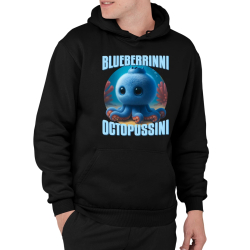 Blueberrinni Octopussini - Italian Brainrot - chobotnice borůvka - pánská mikina s potiskem