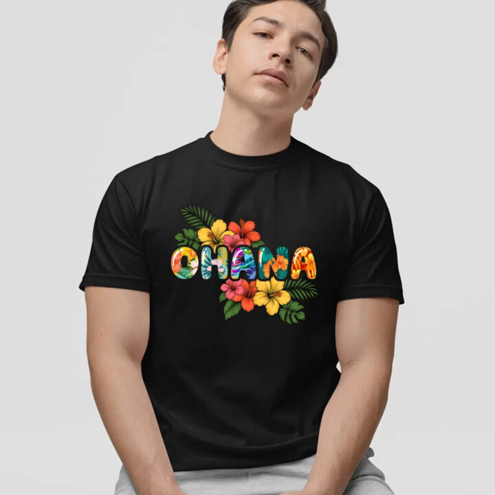 Ohana - pánské tričko s potiskem pro fanoušky Lilo i Stich