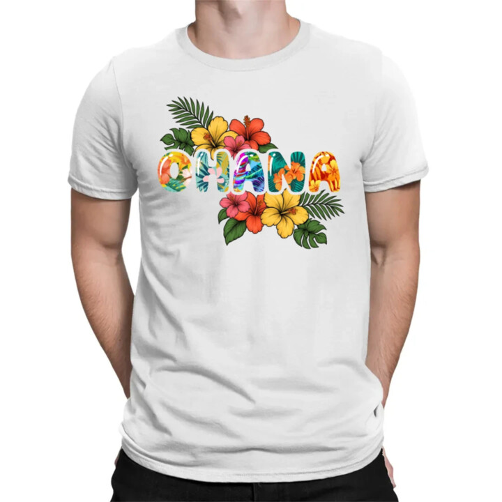 Ohana - pánské tričko s potiskem pro fanoušky Lilo i Stich