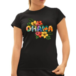 Ohana  - dámské tričko s potiskem pro fanoušky Lilo i Stich