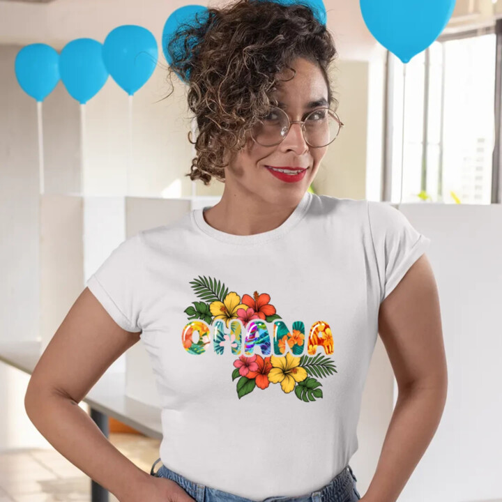 Ohana  - dámské tričko s potiskem pro fanoušky Lilo i Stich