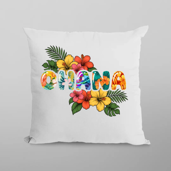 Ohana - polštář s potiskem pro fanoušky Lilo i Stich