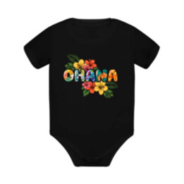 Ohana - dětské body s potiskem pro fanoušky Lilo i Stich
