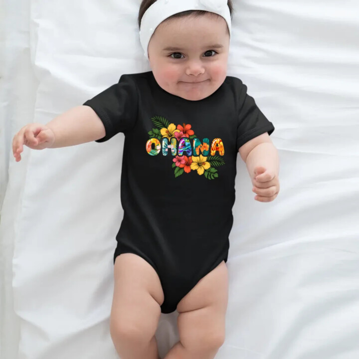 Ohana - dětské body s potiskem pro fanoušky Lilo i Stich