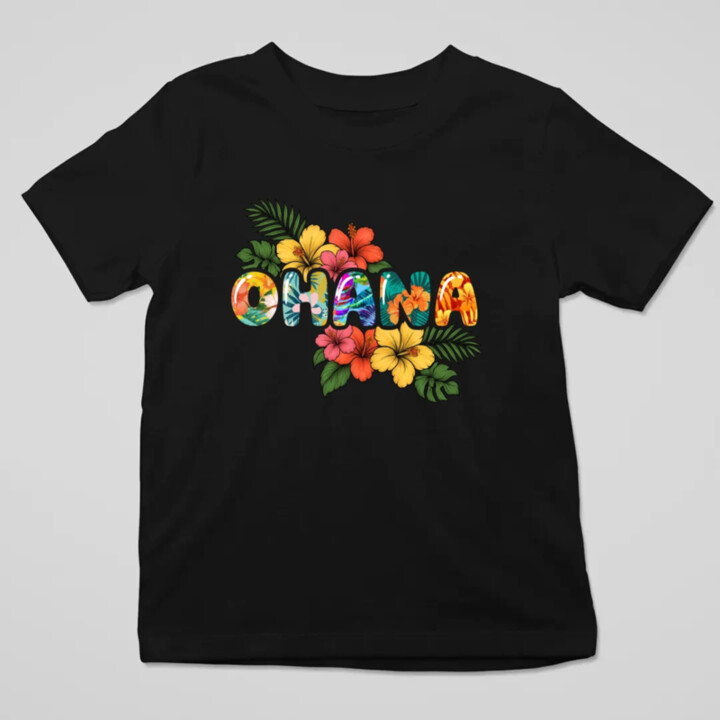 Ohana - dětské tričko s potiskem pro fanoušky Lilo i Stich