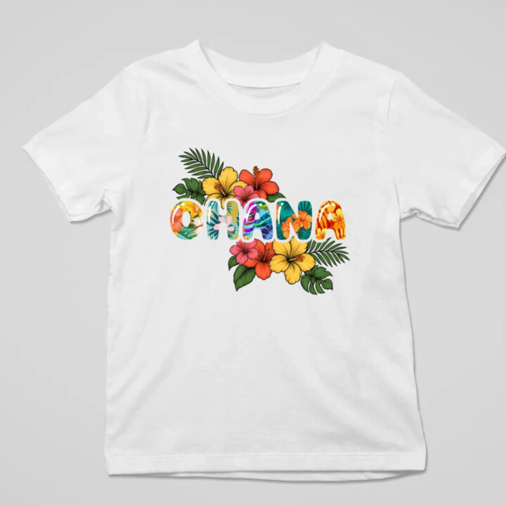 Ohana - dětské tričko s potiskem pro fanoušky Lilo i Stich
