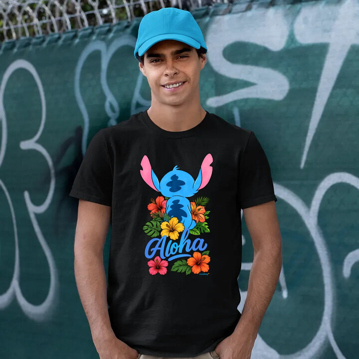 Aloha - pánské tričko s potiskem pro fanoušky Lilo i Stich