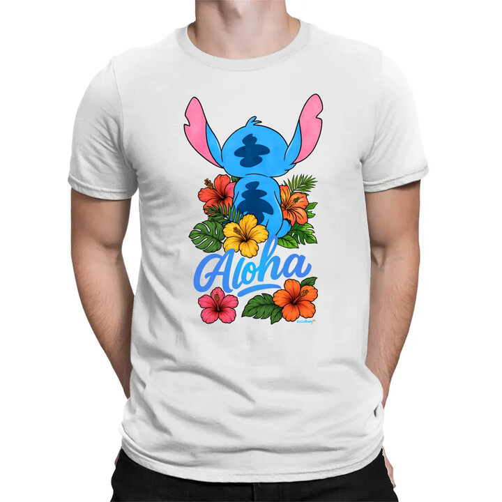 Aloha - pánské tričko s potiskem pro fanoušky Lilo i Stich