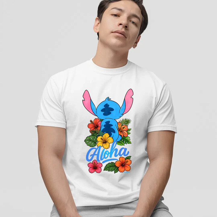 Aloha - pánské tričko s potiskem pro fanoušky Lilo i Stich