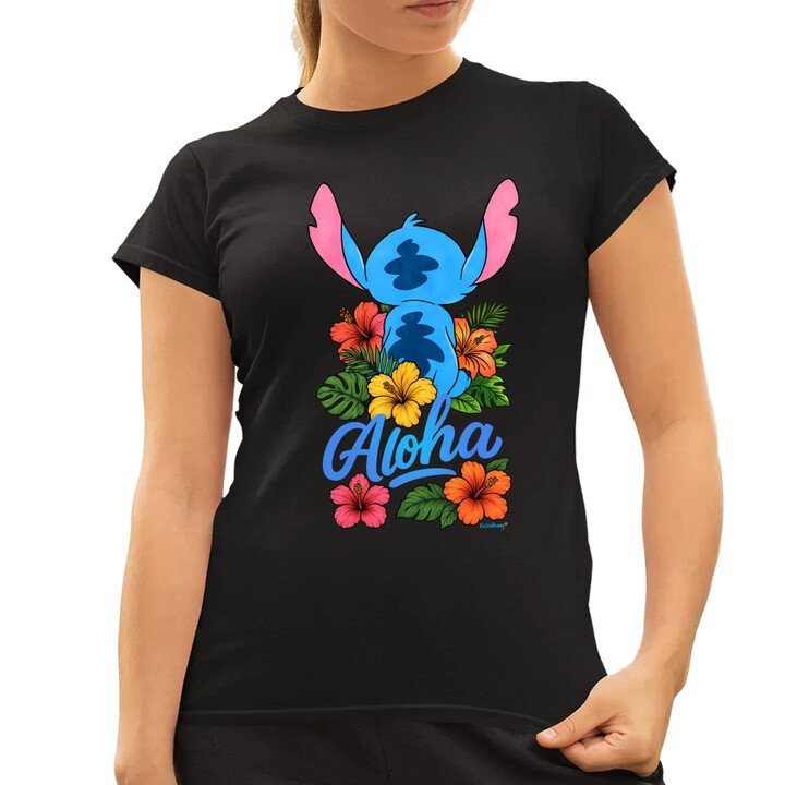 Aloha  - dámské tričko s potiskem pro fanoušky Lilo i Stich