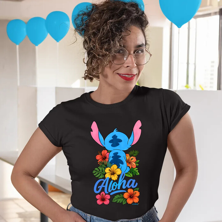 Aloha  - dámské tričko s potiskem pro fanoušky Lilo i Stich