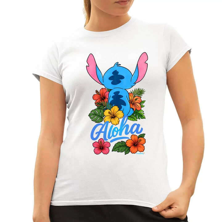 Aloha  - dámské tričko s potiskem pro fanoušky Lilo i Stich
