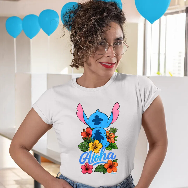 Aloha  - dámské tričko s potiskem pro fanoušky Lilo i Stich