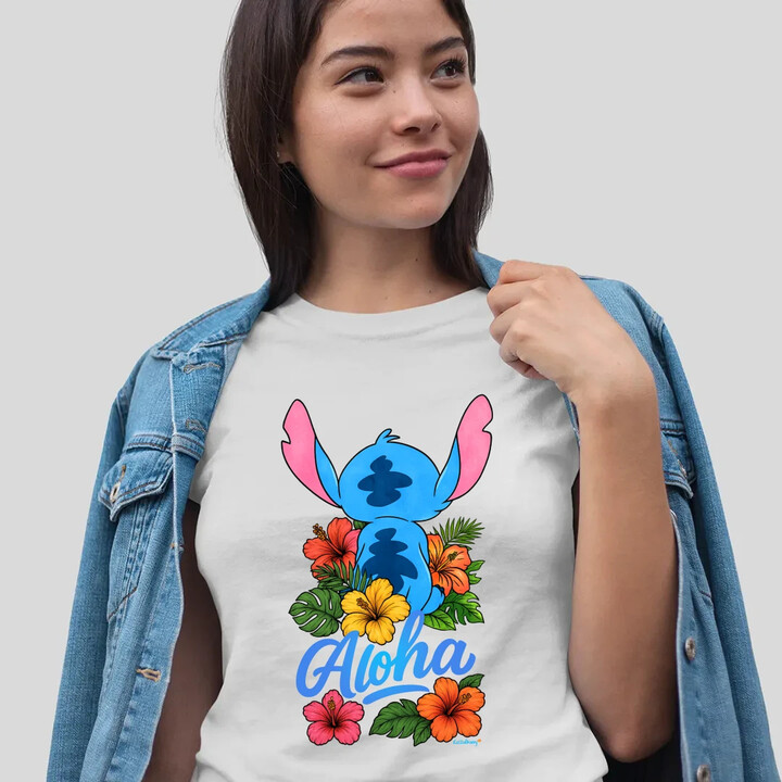 Aloha  - dámské tričko s potiskem pro fanoušky Lilo i Stich