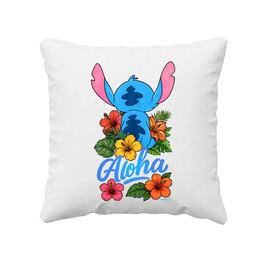 Aloha - polštář s potiskem pro fanoušky Lilo i Stich
