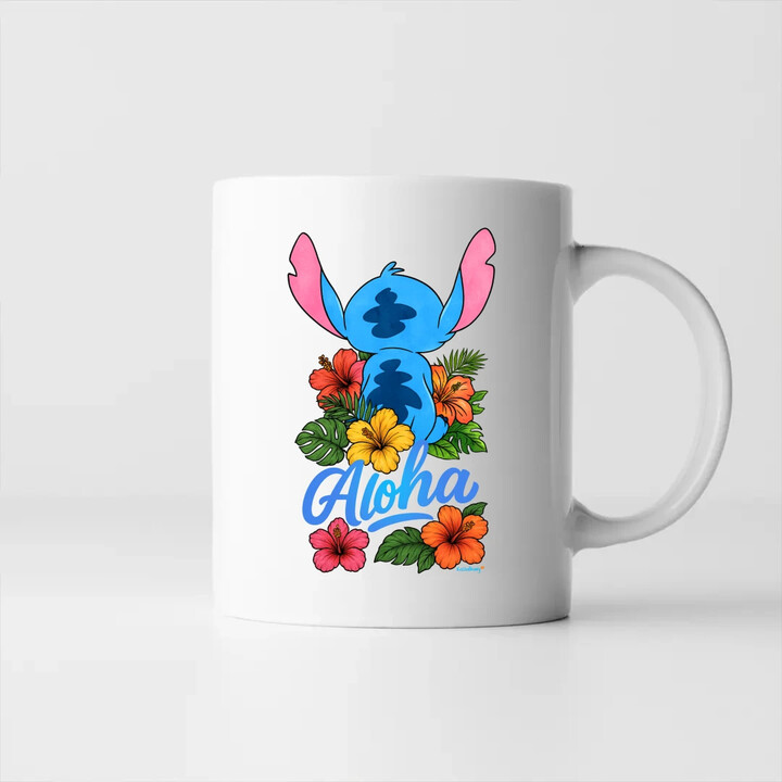 Aloha - hrnek s potiskem pro fanoušky Lilo i Stich