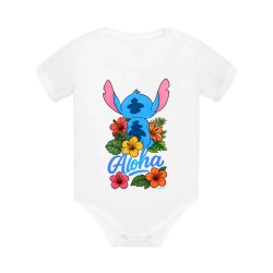 Aloha - dětské body s potiskem pro fanoušky Lilo i Stich