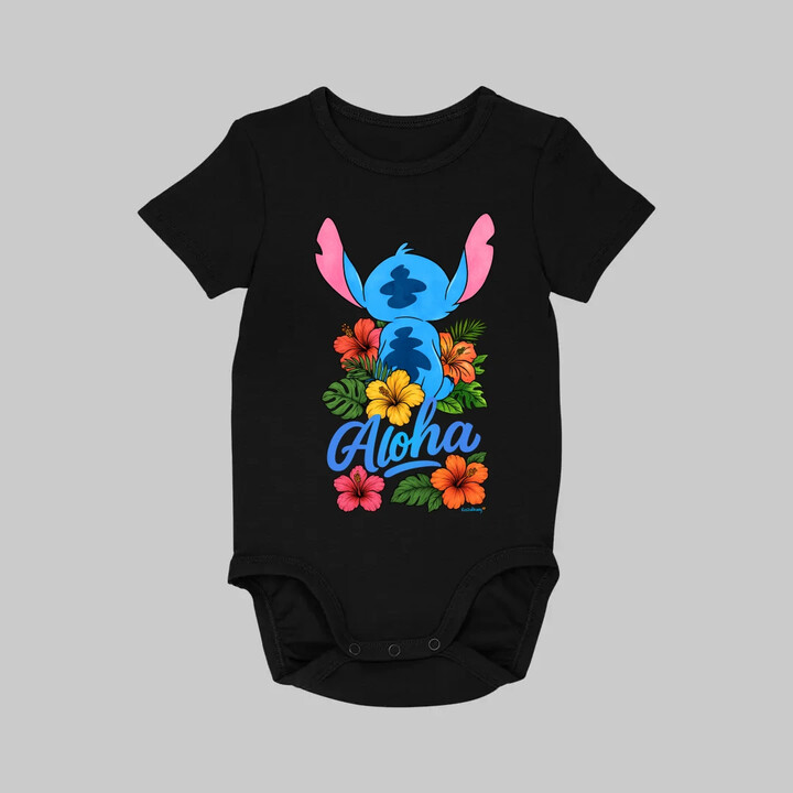 Aloha - dětské body s potiskem pro fanoušky Lilo i Stich