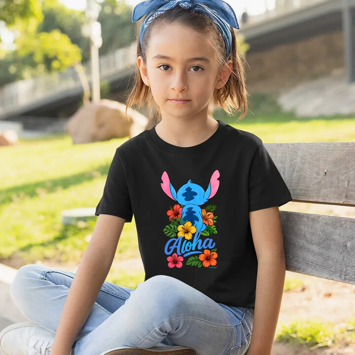 Aloha - dětské tričko s potiskem pro fanoušky Lilo i Stich