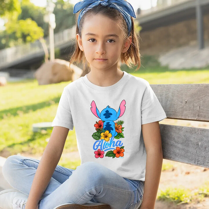 Aloha - dětské tričko s potiskem pro fanoušky Lilo i Stich